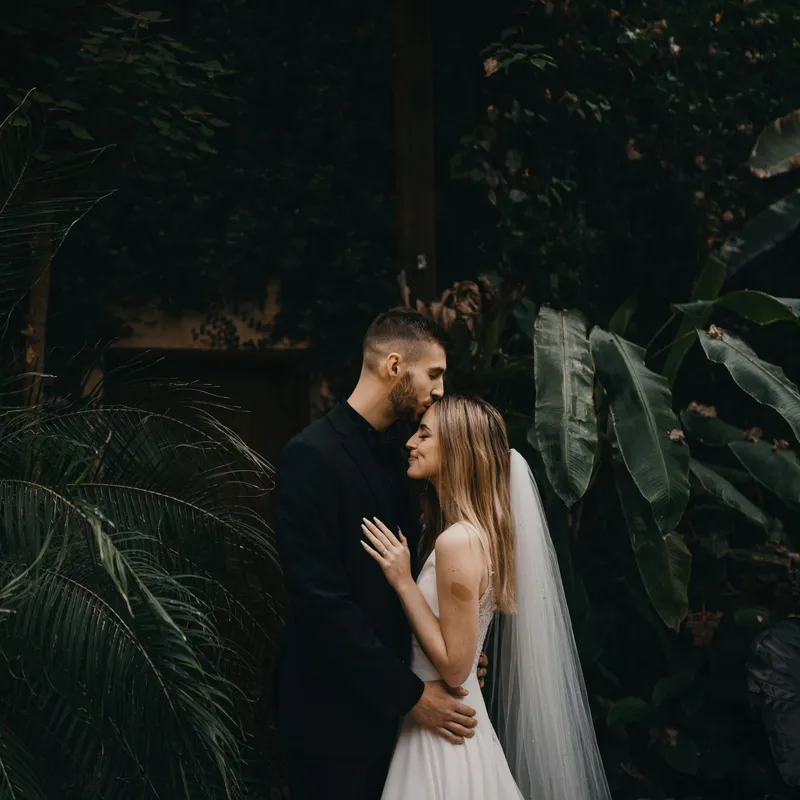Sparkler send-off moment